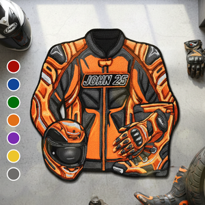 Biker Custom Shape Doormat - Personalized Gifts For Biker Christmas Doormat 04HYMG071025-Homacus