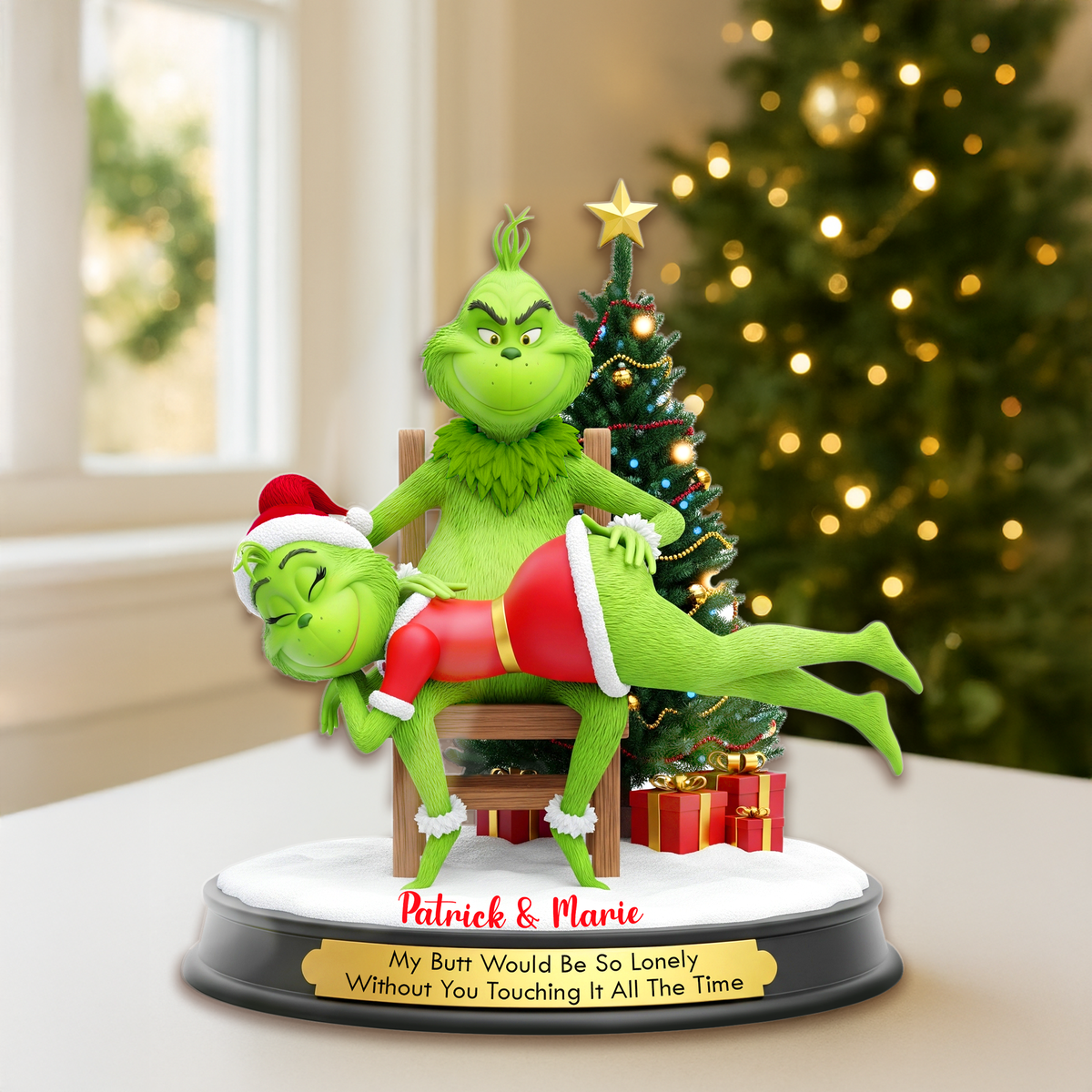 Naughty Couple Acrylic Plaque - Personalized Gifts For Couple Plaque 01NAMG160925-Homacus