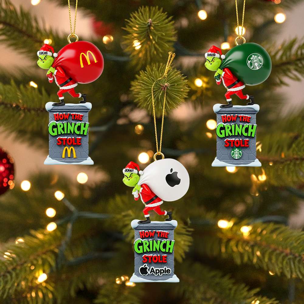 Christmas Green Monster Ornament - Personalized Gifts For Christmas Ornament 01HYTN160925-Homacus