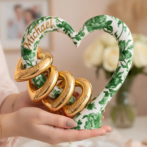 Toile de Jouy Mommy's Acrylic Plaque Personalized Gifts For Mom 01PADT080426-Homacus