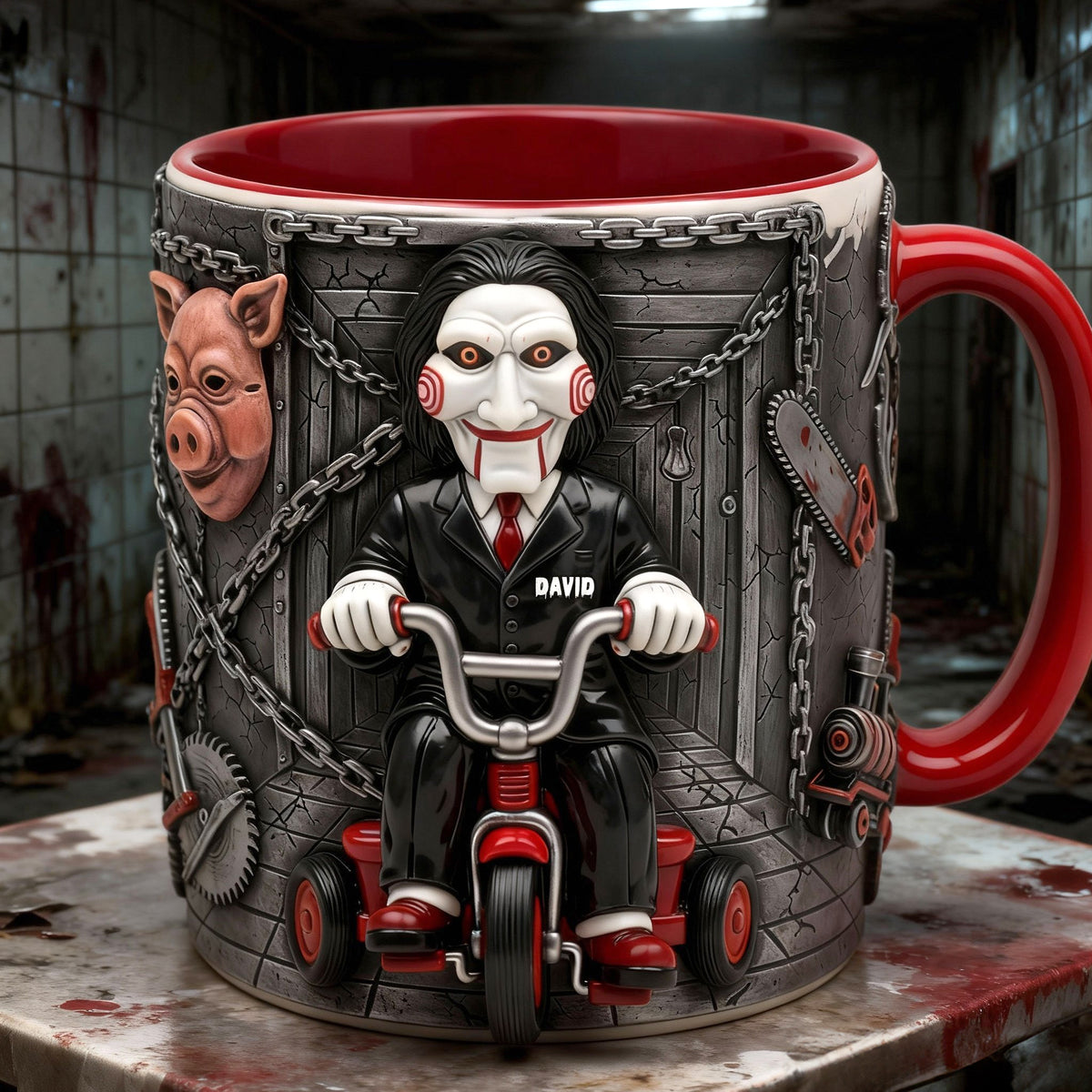 Creepy Accent Mug - Personalized Gifts For Horror Fans 03NATN150126-Homacus