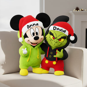 Festive Pillow Duo Personalized Gifts For Couple 01HUDT141125-Homacus