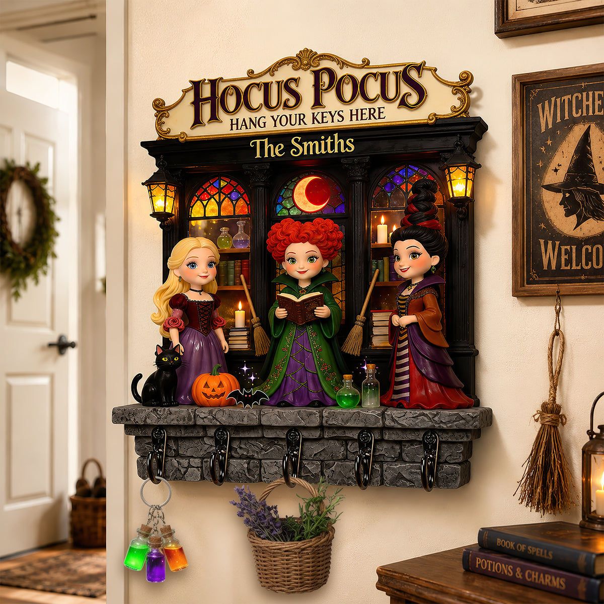 Magical Acrylic Key Hanger - Personalized Gifts For Family 05PGDT200726-Homacus