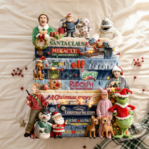 Classic Christmas Collection Stack Pillow, Personalized Christmas Gifts 02qhtn071125-Homacus