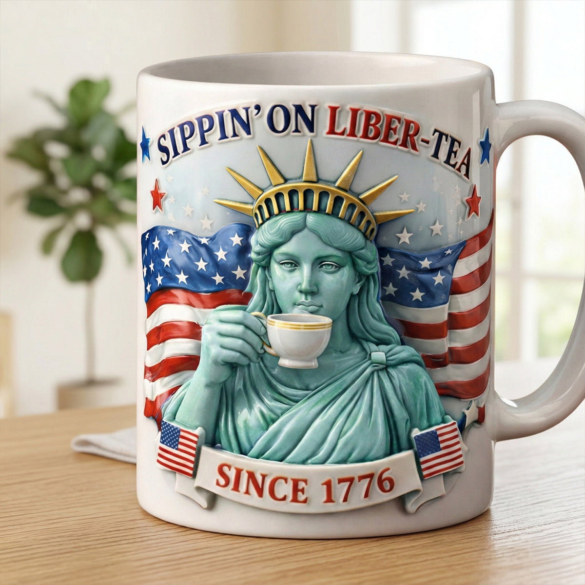 Libertea Coffee Mug American Freedom - Personalized Gift For Patriots 04totn040326