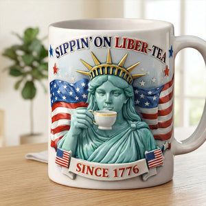 Libertea Coffee Mug American Freedom - Personalized Gift For Patriots 04totn040326