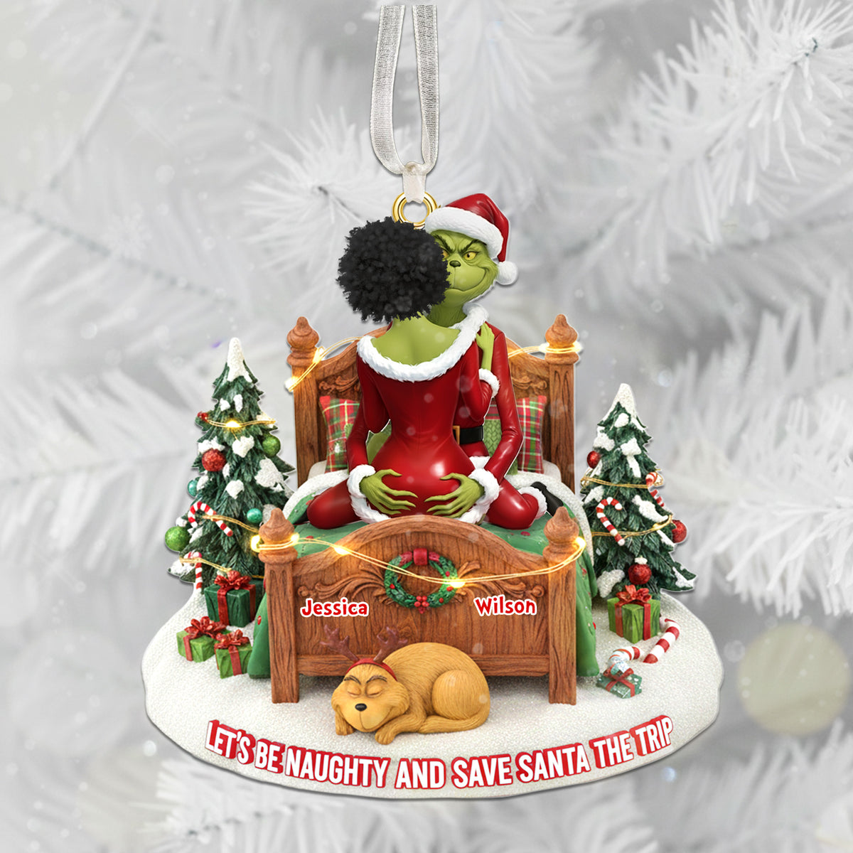 Personalized Gifts For Couple Christmas Ornament 02tomg031025-Homacus