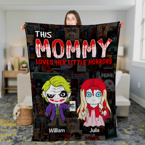 Personalized Gifts For Mom Blanket 04ohpu220225 Little Horrors-Homacus