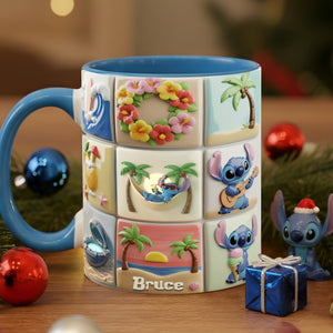 Tropical Vacation Scene Accent Mug - Personalized Gifts For Christmas 03TOLU3111025-Homacus