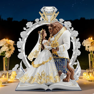 Our Fairytale Begins - Personalized Christmas Gifts For Newlyweds 03TGDT130625-Homacus
