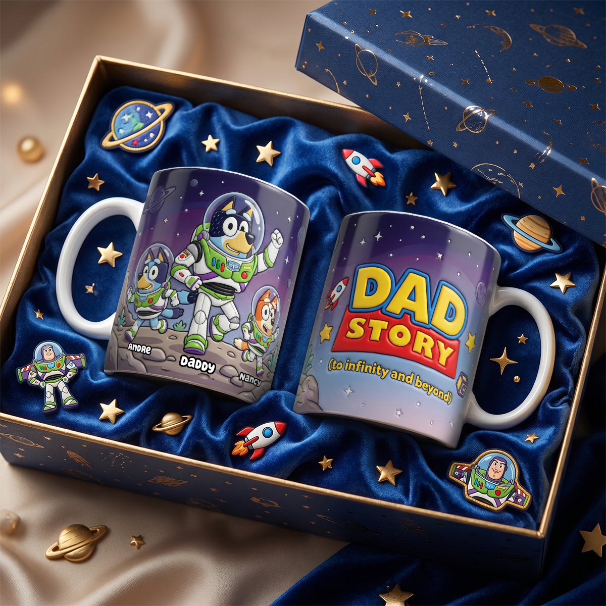Dad’s Greatest Adventure Coffee Mug - Personalized Gift For Dads 02NADH040526-Homacus