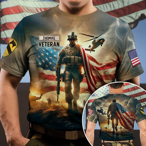 Veteran 3D Shirt - Personalized Gifts For Veteran 01hupu130625-Homacus