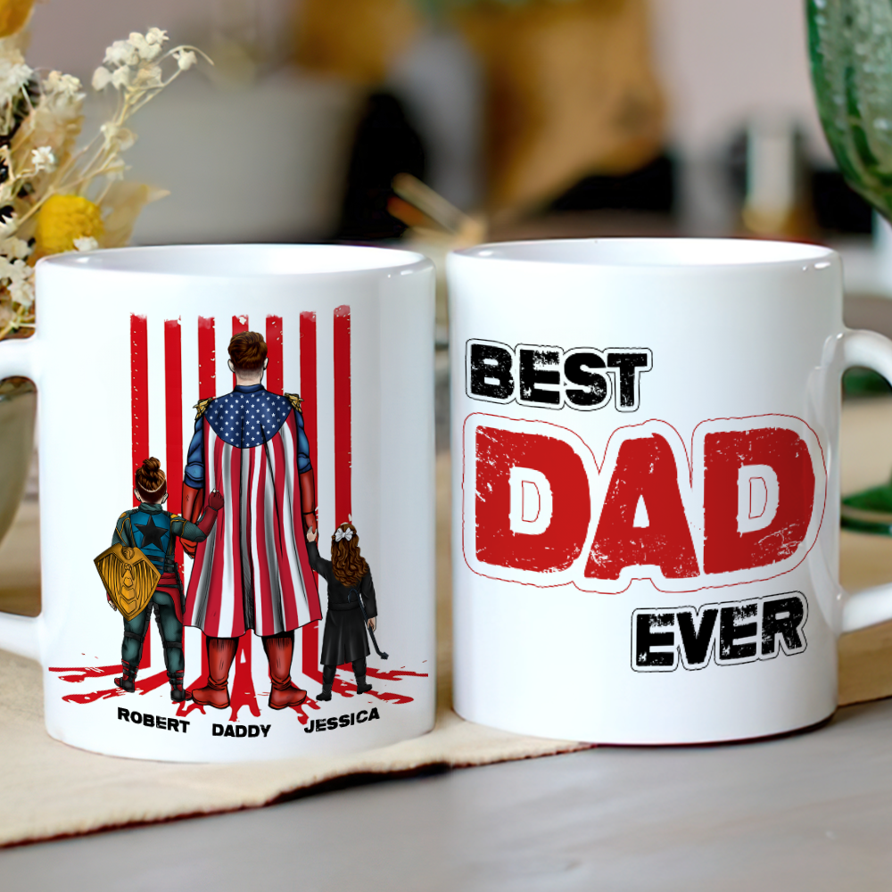 Personalized Gifts For Dad Coffee Mug Supes Dad 02TOPU120425HG-Homacus