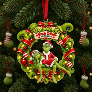 Annoying Each Other Christmas Ornament - Personalized Gifts For Couple 08ohlu300926
