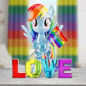 LGBT Acrylic Plaque - Personalized Gifts For LGBT 04NAPU230525-Homacus