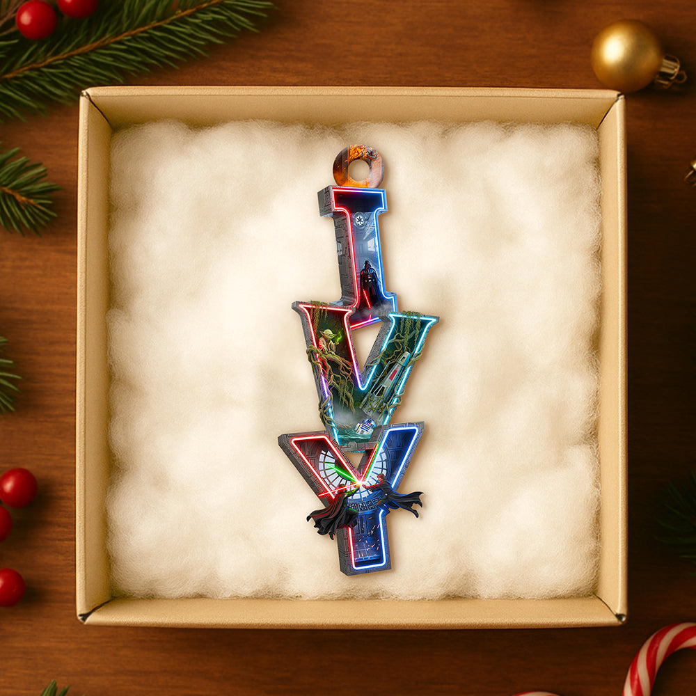 Cosmic Alphabet Ornament Personalized Christmas Gifts 05HYDT271025-Homacus