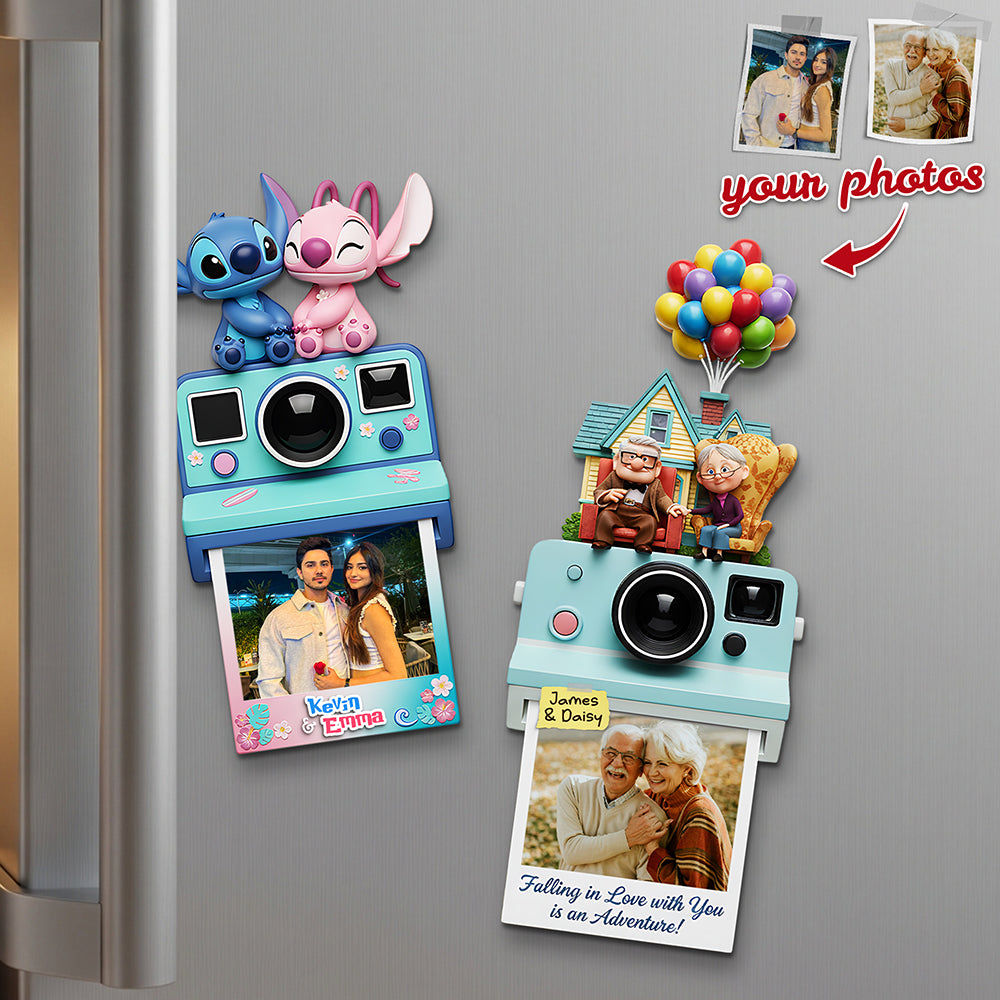 Couple Polaroid Fridge Magnet - Personalized Gifts For Couples 02kita191125-Homacus