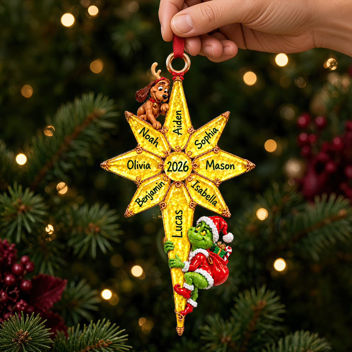 Lovely Mischief Christmas Acrylic Ornament - Personalized Christmas Gifts For Family 04tydt091026-Homacus