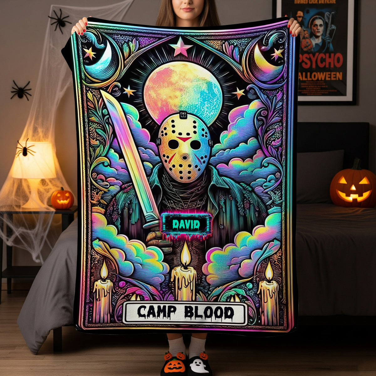 Halloween Villain Blanket Personalized Gifts For Fans 03HUTN070825-Homacus
