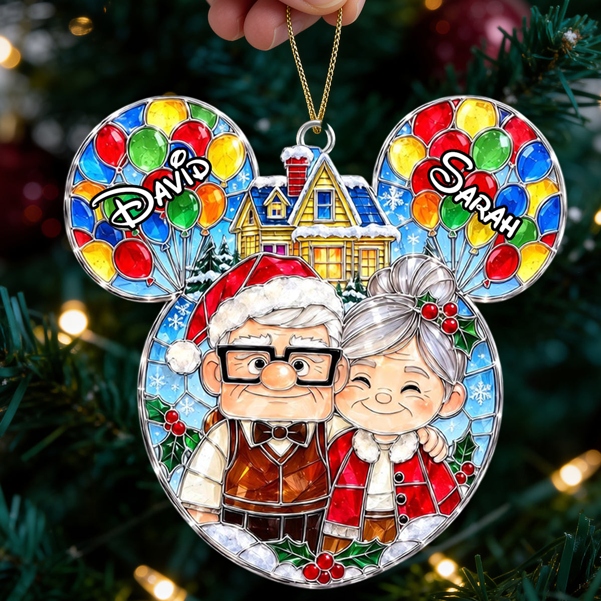 Dreamy Adventure Couple Ornament - Personalized Christmas Gift For Couples 06OHDT050926