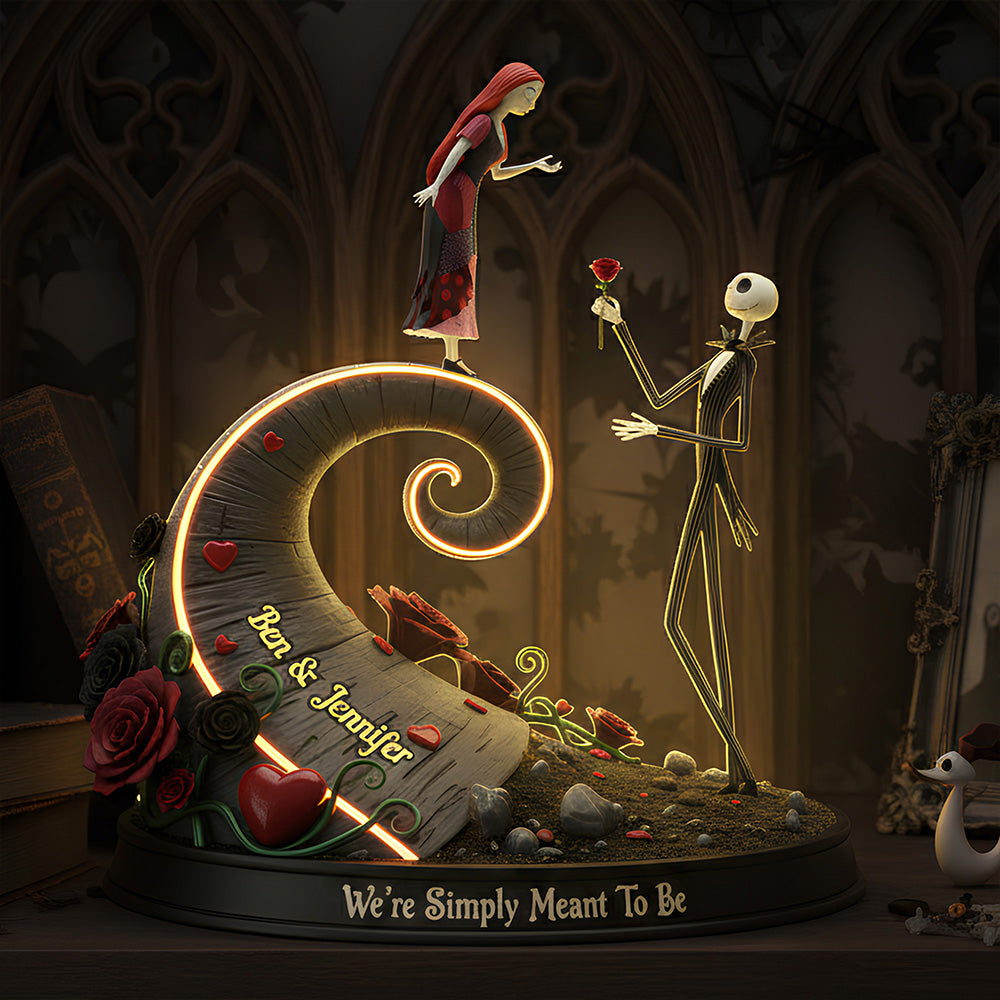 Romantic Couple Acrylic Light Box - Personalized Gifts For Couple 06kidt011225-Homacus