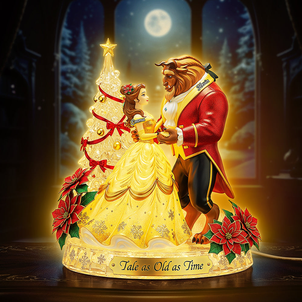 Dancing Couple Christmas Custom Shape Acrylic Light Box - Personalized Gifts For Couple 01pgta121125-Homacus