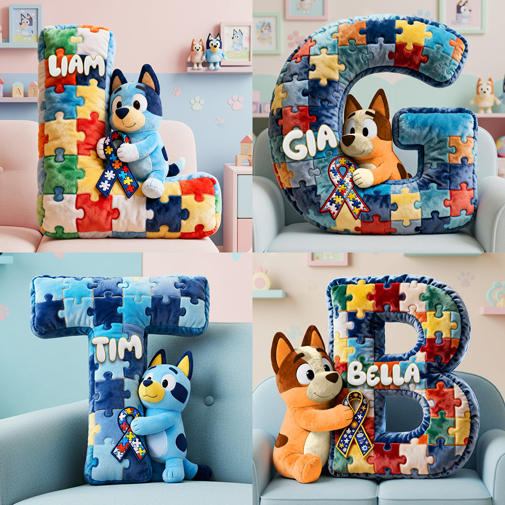 Autism Awareness Custom Shaped Pillow - Personalized Gifts 01ohta101225-Homacus