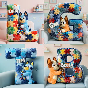 Autism Awareness Custom Shaped Pillow - Personalized Gifts 01ohta101225-Homacus