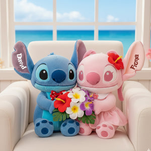 Island Tropical Couple Pillow - Personalized Gifts For Couples 05PGLU241125-Homacus