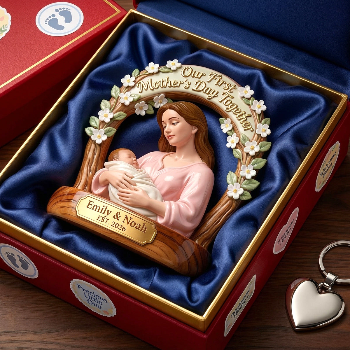 Our 1st Mother's Day Together Acrylic Plaque - Personalized Gifts For Mother 03tyqn110326-Homacus