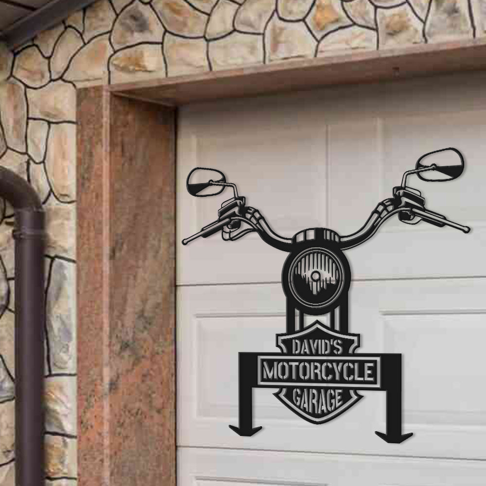 Personalized Gifts For Motorcycle Lovers Hanging Metal Sign 05NADT210624-Homacus
