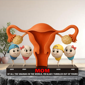 Funny Sperm Plaque Personalized Gifts For Mom 04ohtn240425-Homacus