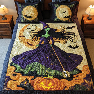 Witch Quilt Bedding Set - Personalized Gifts For Witch Lovers 01tgta030925-Homacus