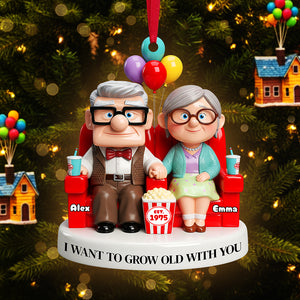 Old Couple Ornament - Personalized Gifts For Couple 02nata190825-Homacus
