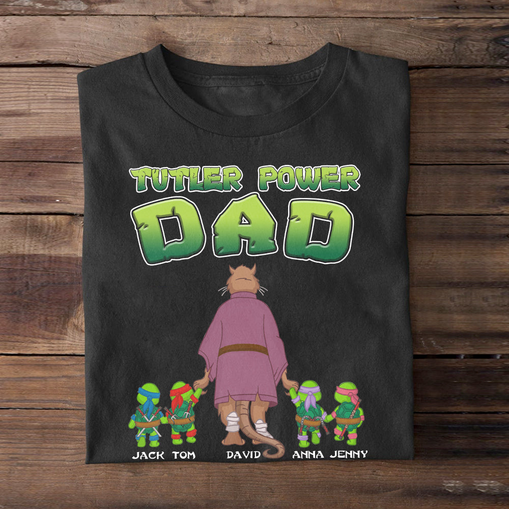 Personalized Gifts For Dad Shirt Tutler Power Dad 03natn240523-Homacus