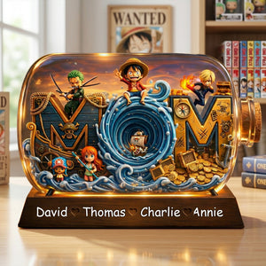 Family Adventure Crew Acrylic Plaque - Personalized Gifts For Mom 05TOLU090426-Homacus