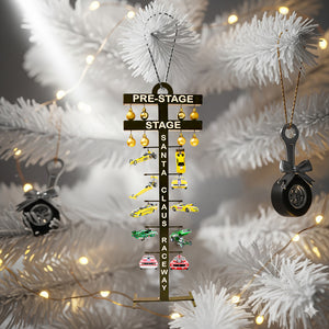 Racing Christmas Tree Ornament Personalized Gift For Car Lovers 01QHDT130925-Homacus