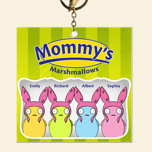 Personalized Gifts For Mom Keychain Mommy's Marshmallows Easter Gifts 03KAQN120225-Homacus