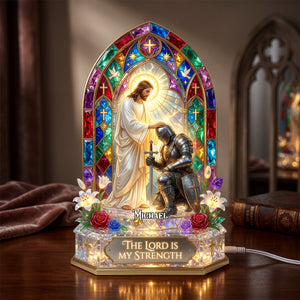 Christian Warrior Light Box Personalized Gifts For Christians 05TYDH030726