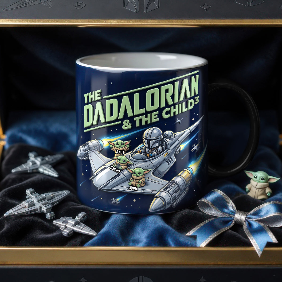 Space Hero Dad Magic Mug - Personalized Gifts For Dad 03NADH300426-Homacus