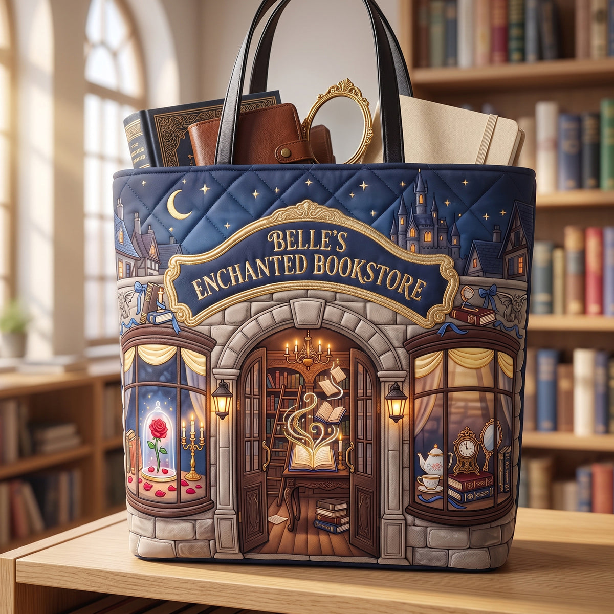 Storybook Dreams Tote Bag - Personalized Gifts For Book Lovers 02NAQN270726