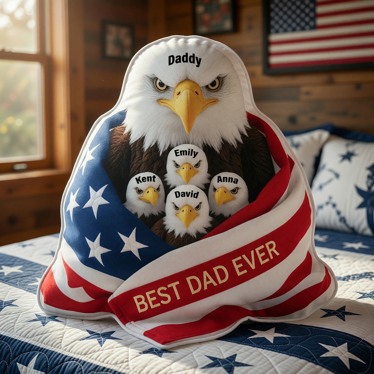 Best Dad Ever Custom Shape Pillow - Personalized Gifts For Dad 06ohqn120526-Homacus