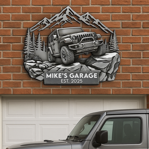 Garage Metal Sign - Personalized Gifts For Off-road Lovers 03qhpu040625-Homacus