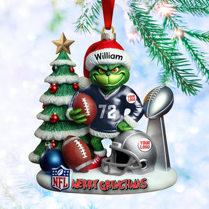 Merry Touchdown Christmas Ornament Personalized Gifts For Fans 01QNQN081025-Homacus