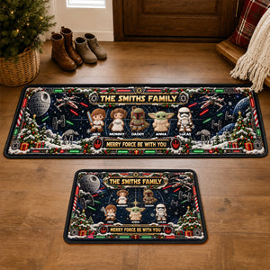 Cosmic Adventure Family Christmas Rug - Personalized Gifts For Family 02PATN230926