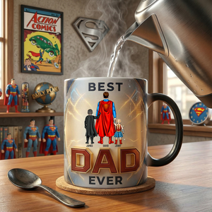 Best Dad Ever Magic Coffee Mug - Personalized Gifts For Dads 03NATN260326PA-Homacus