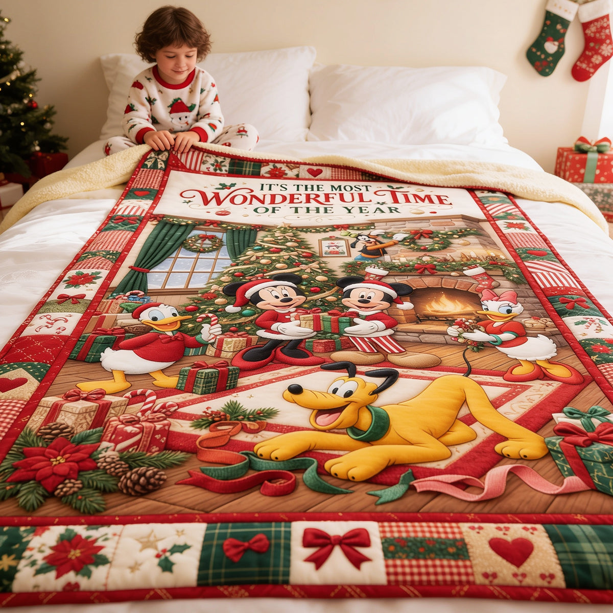 Holiday Family Blanket - Personalized Gifts For Christmas 04tydt110826