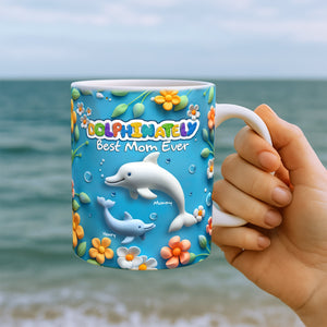 Best Dolphin Mom Coffee Mug - Personalized Gifts For Mother 03QHLU080425-Homacus