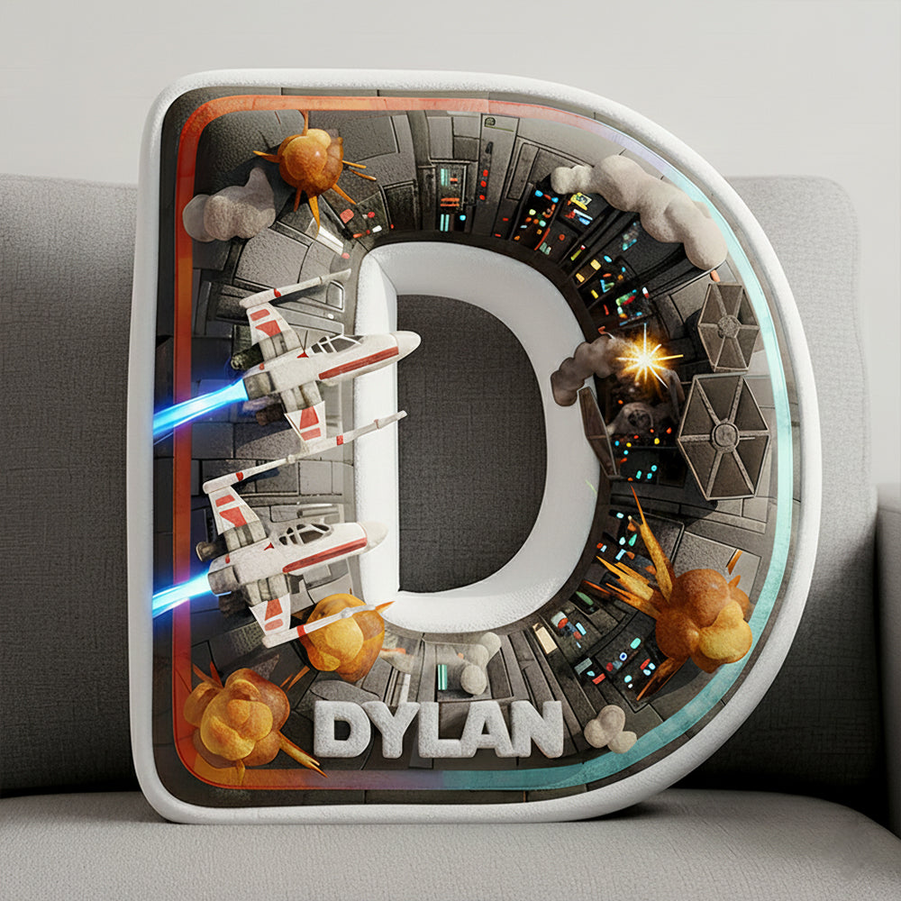 Universe Initial Pillow - Personalized Gifts 01HYDT101225-Homacus