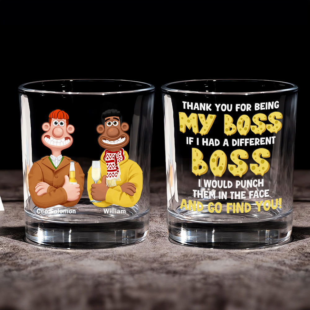 Personalized Funny Gifts For Boss Whiskey Glass 05tgtn120225pa-Homacus